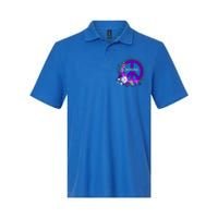 Imagine Hippie People Living Life In Peace Love Gift Softstyle Adult Sport Polo