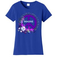 Imagine Hippie People Living Life In Peace Love Gift Women's T-Shirt