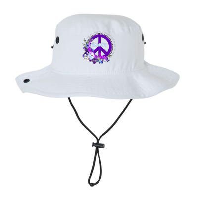 Imagine Hippie People Living Life In Peace Love Gift Legacy Cool Fit Booney Bucket Hat