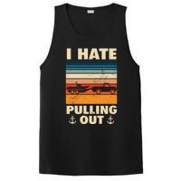 I Hate Pulling Out Retro Boating Boat Captain Gift PosiCharge Competitor Tank