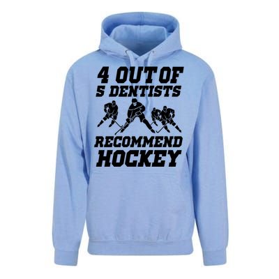 Ice Hockey Player Dentist Quote Gift Funny Hockey Funny Gift Unisex Surf Hoodie