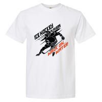 Ice Hockey Players Walk On Water Superpower Gift Garment-Dyed Heavyweight T-Shirt