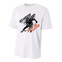 Ice Hockey Players Walk On Water Superpower Gift Performance Sprint T-Shirt