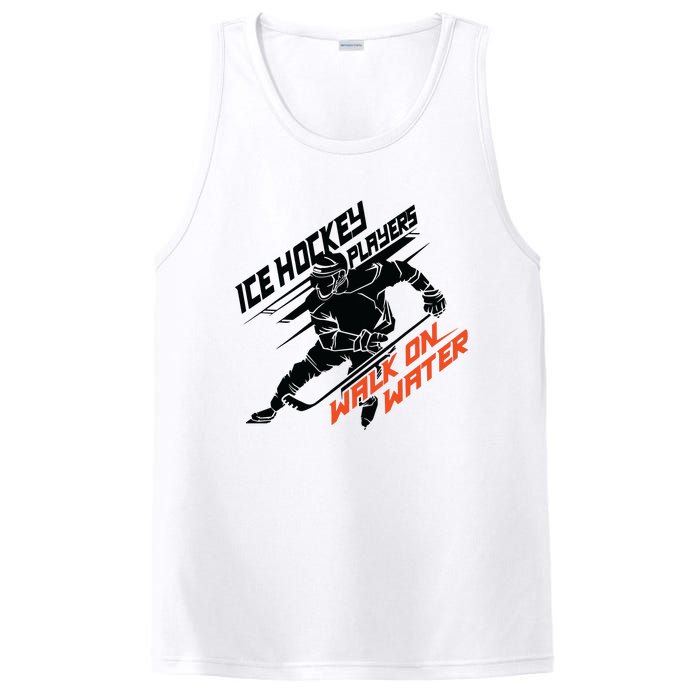 Ice Hockey Players Walk On Water Superpower Gift PosiCharge Competitor Tank