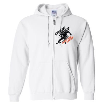 Ice Hockey Players Walk On Water Superpower Gift Full Zip Hoodie