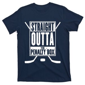 Ice Hockey Player Gift Straight Outta The Penalty Box T-Shirt