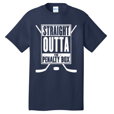 Ice Hockey Player Gift Straight Outta The Penalty Box Tall T-Shirt