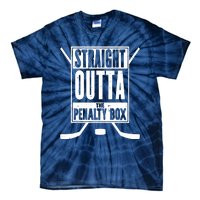 Ice Hockey Player Gift Straight Outta The Penalty Box Tie-Dye T-Shirt