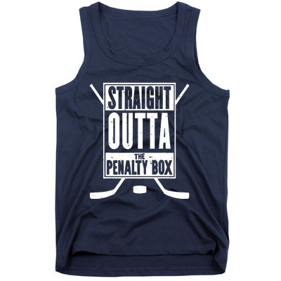 Ice Hockey Player Gift Straight Outta The Penalty Box Tank Top