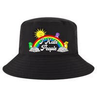 I Hate People Rainbow Printed Graphic Cool Comfort Performance Bucket Hat