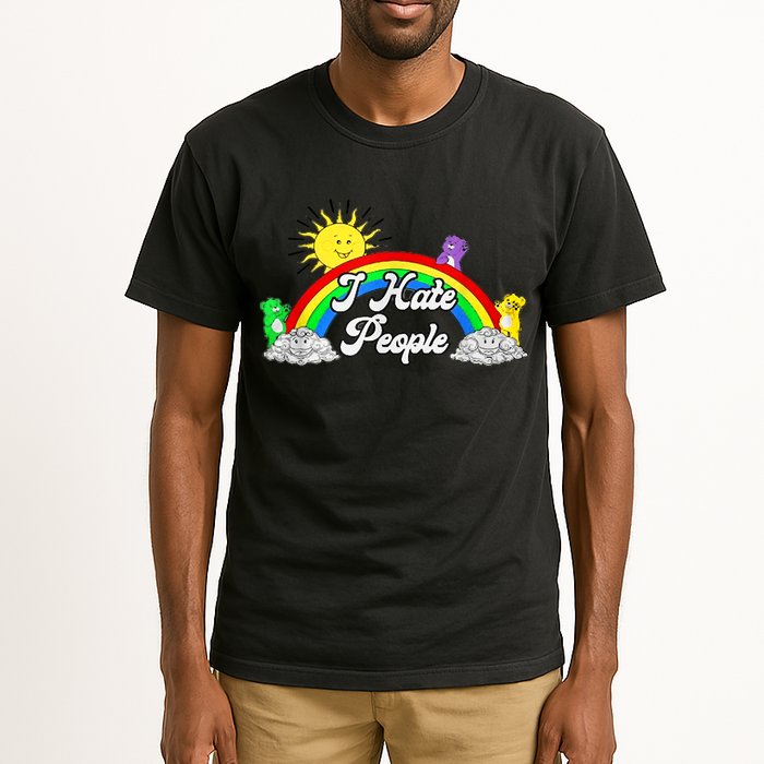I Hate People Rainbow Printed Graphic Tall T-Shirt