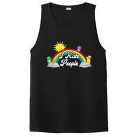 I Hate People Rainbow Printed Graphic PosiCharge Competitor Tank