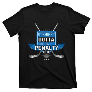 Ice Hockey Player Funny Straight Outta The Penalty Box T-Shirt