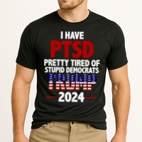 I Have PTSD Pretty Tired Of Stupid Democrats Trump 2024 Cooling Performance Crew T-Shirt