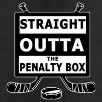 Ice Hockey Player Straight Outta The Penalty Box 25L Jumbo Tote