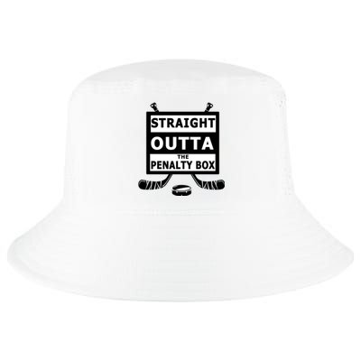 Ice Hockey Player Straight Outta The Penalty Box Cool Comfort Performance Bucket Hat