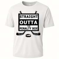 Ice Hockey Player Straight Outta The Penalty Box Cooling Performance Crew T-Shirt