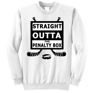 Ice Hockey Player Straight Outta The Penalty Box Sweatshirt