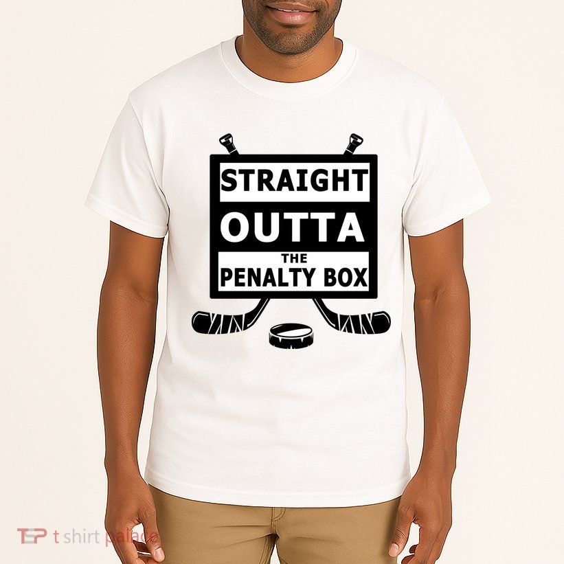 Ice Hockey Player Straight Outta The Penalty Box Tall T-Shirt