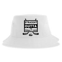 Ice Hockey Player Straight Outta The Penalty Box Sustainable Bucket Hat