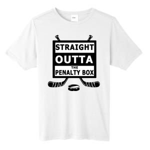 Ice Hockey Player Straight Outta The Penalty Box Tall Fusion ChromaSoft Performance T-Shirt