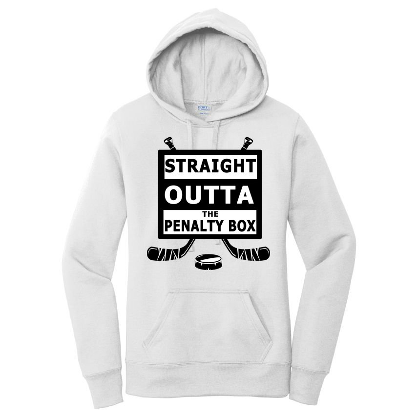 Ice Hockey Player Straight Outta The Penalty Box Women's Pullover Hoodie