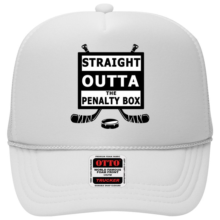 Ice Hockey Player Straight Outta The Penalty Box Trucker Hat