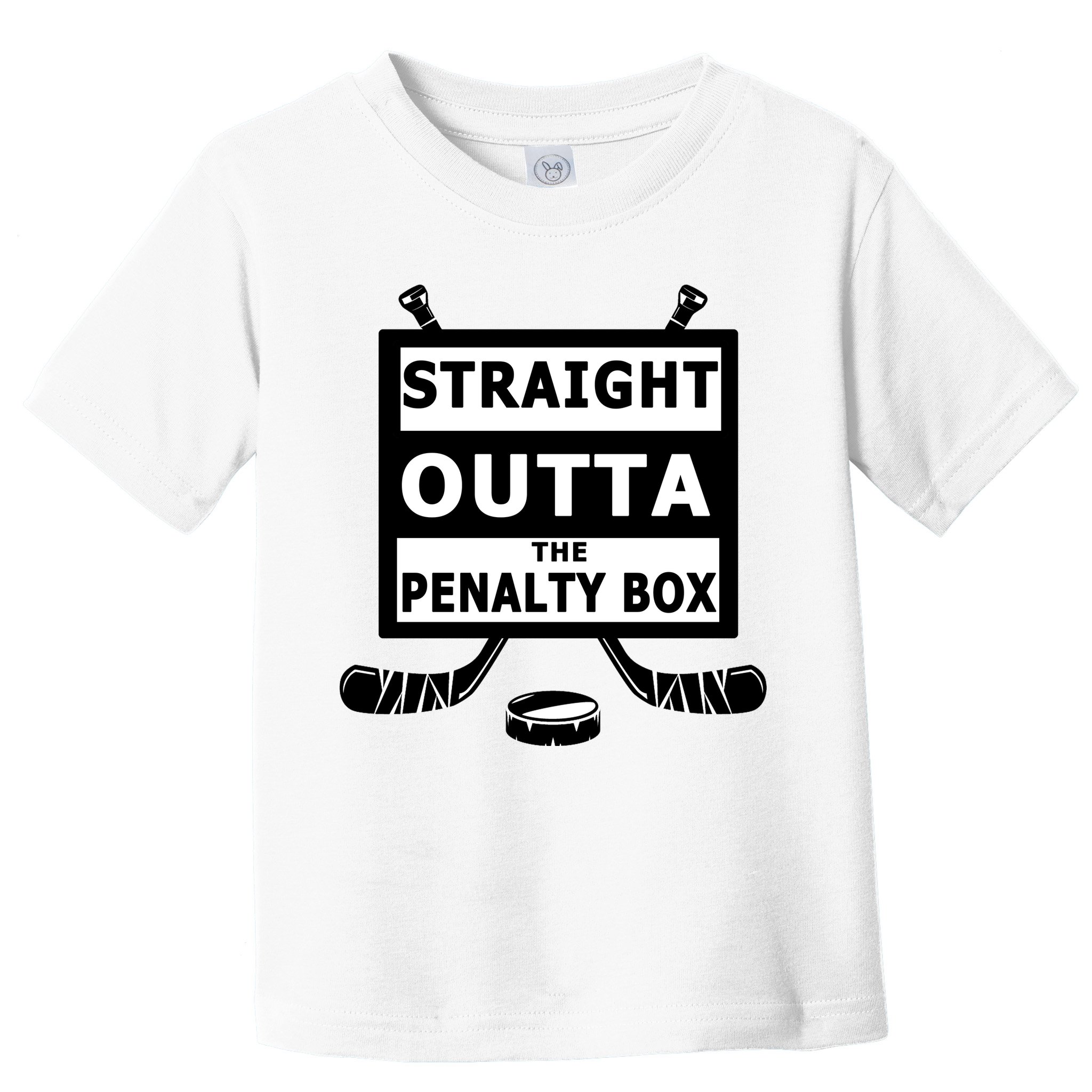 Ice Hockey Player Straight Outta The Penalty Box Toddler T-Shirt
