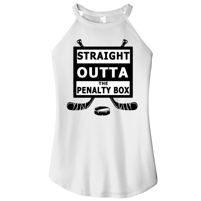 Ice Hockey Player Straight Outta The Penalty Box Women's Perfect Tri Rocker Tank