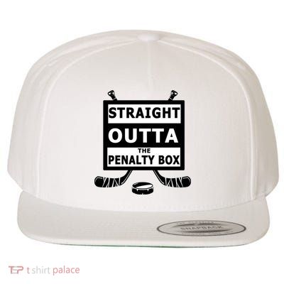 Ice Hockey Player Straight Outta The Penalty Box Wool Snapback Cap