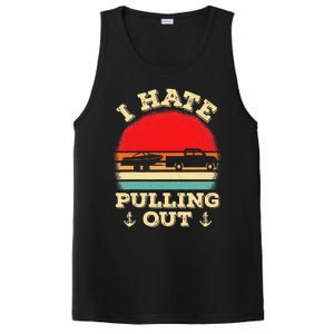 I Hate Pulling Out Retro Boating Boat Captain PosiCharge Competitor Tank