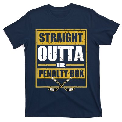 Ice. Hockey Player Gift Straight Outta The Penalty Box T-Shirt