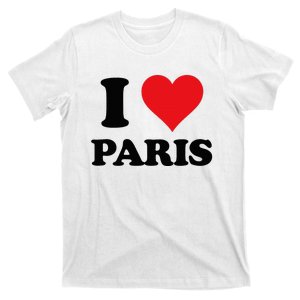 I Heart Paris First Name I Love Personalized Stuff T-Shirt