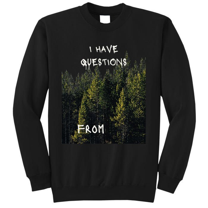 I Have Questions From Sweatshirt