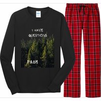 I Have Questions From Long Sleeve Pajama Set