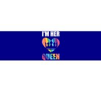 I'm Her Queen Valentine's Day Lesbian Bi Lgbt Friend Tee Gift Bumper Sticker