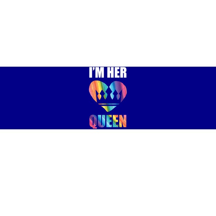 I'm Her Queen Valentine's Day Lesbian Bi Lgbt Friend Tee Gift Bumper Sticker