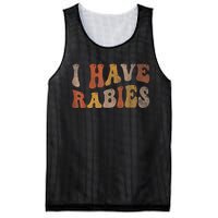 I Have Rabies Mesh Reversible Basketball Jersey Tank