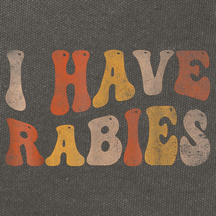 I Have Rabies Cotton Canvas Backpack