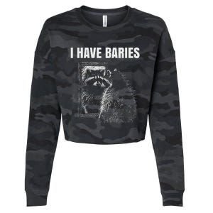 I Have Rabies Cropped Pullover Crew