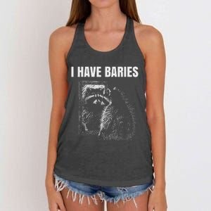 I Have Rabies Women's Knotted Racerback Tank