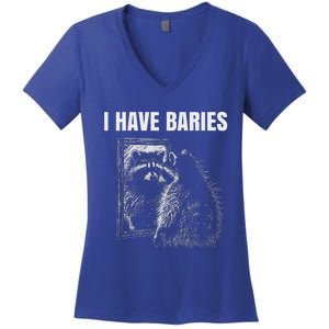 I Have Rabies Women's V-Neck T-Shirt