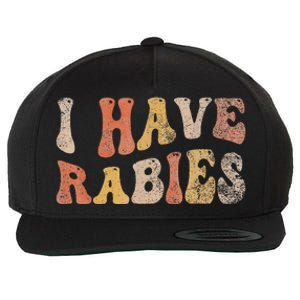 I Have Rabies Wool Snapback Cap