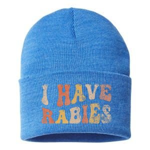 I Have Rabies Sustainable Knit Beanie