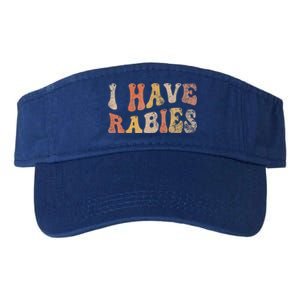 I Have Rabies Valucap Bio-Washed Visor