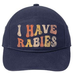 I Have Rabies 7-Panel Snapback Hat