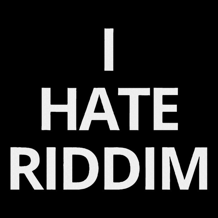 I Hate Riddim Drawstring Bag