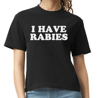 I Have Rabies Comfort Colors Boxy T-Shirt