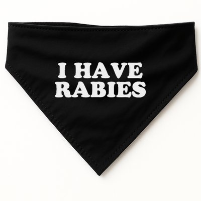 I Have Rabies USA-Made Doggie Bandana