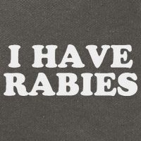 I Have Rabies Cotton Canvas Backpack